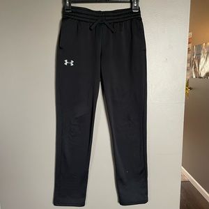 Black under armor boy sweatpants